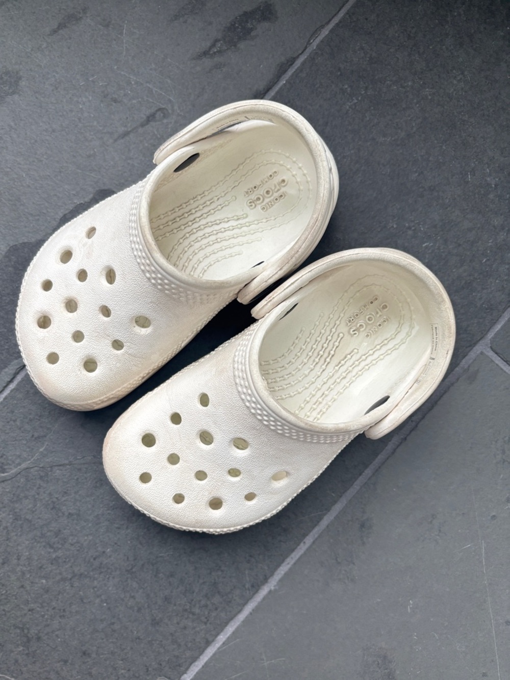 CROCS Kids Classic Clog - White